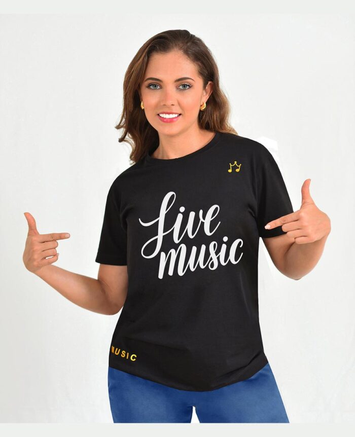 Camiseta Live music